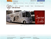 Tablet Screenshot of lifeservices.org